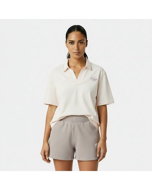 Jack Wills White Jw Slouchy Short-Sleeve Polo Shirt