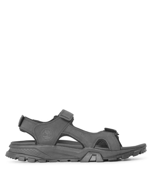 Timberland Gray Lincoln Peak Backstrap Sandal Jet B for men