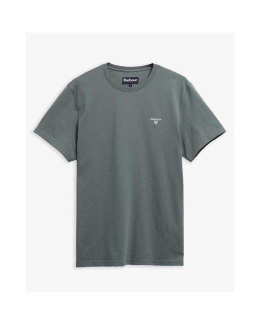 Barbour Gray Essentials Sports T-Shirt for men