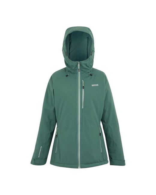 Regatta Green Highton Stretch Insulated Long Sleeve Waterproof Jacket