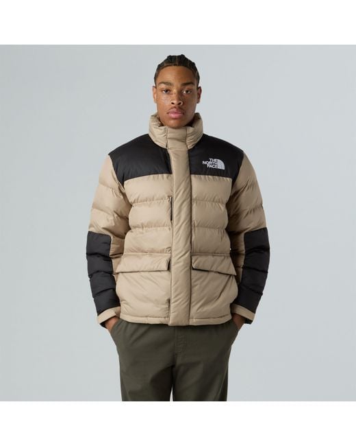 The North Face Brown Limbara Insulated Short Puffer Jacket for men