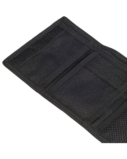 Adidas Black Essentials 3-Stripes Wallet