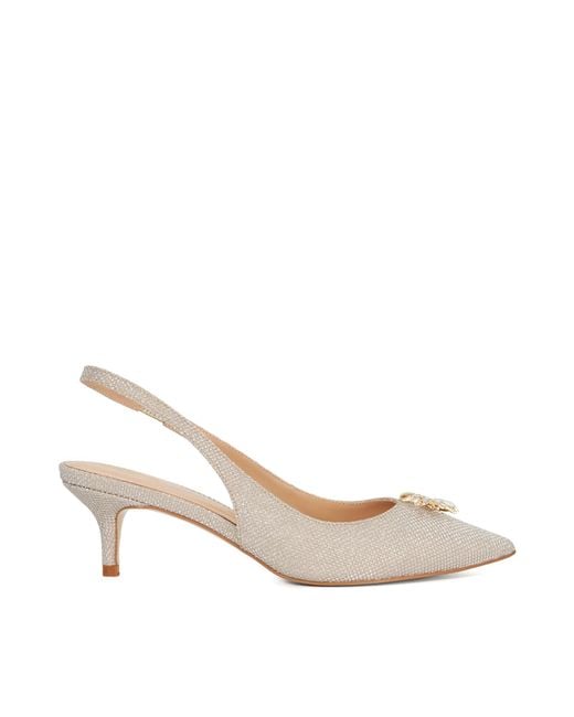 Dune Metallic Cincia Medium Stiletto Heel Slingbacks