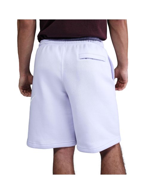 Nike Blue Sportswear Club Graphic Shorts for men