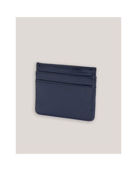 Ted Baker Blue Crink Card Holder