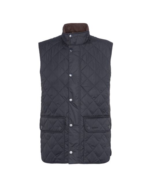 Barbour Blue Lowerdale Diamond-Quilted Gilet for men