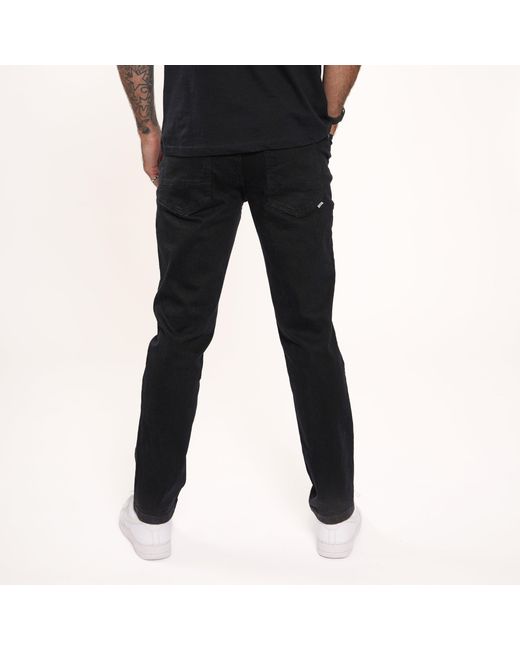 Firetrap Black Rom Straight Leg Jeans for men