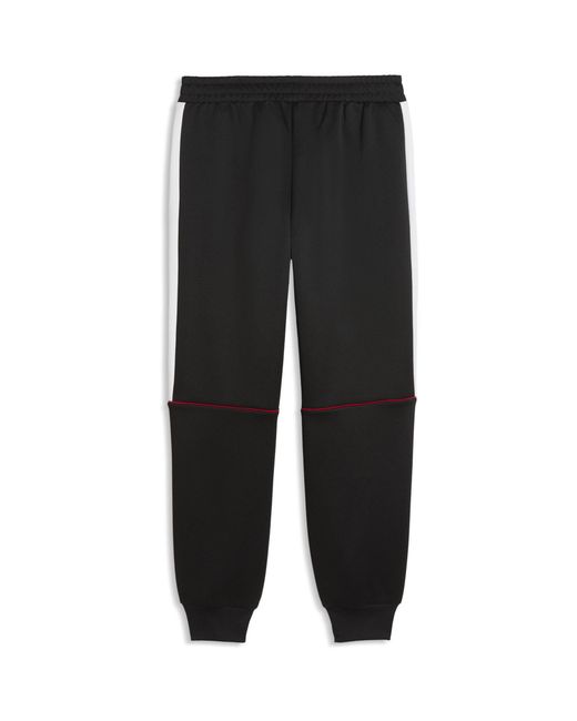 PUMA Black Adults Ferrari Closed Hem Jersey Joggers