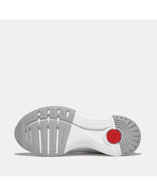 Fitflop White Vitamin Ffx Knit Sports Trainers