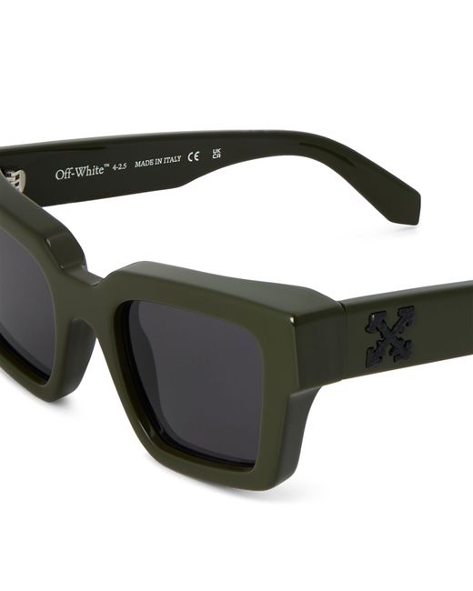 Off-White c/o Virgil Abloh Black Richardson Rectangle Sunglasses for men