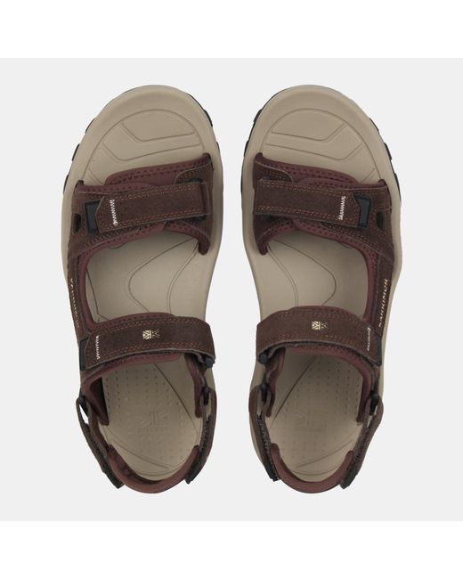 Karrimor Brown Antibes Leather Walking Sandals for men