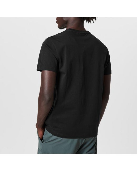 Napapijri Black Salis Short Sleeve T-Shirt for men
