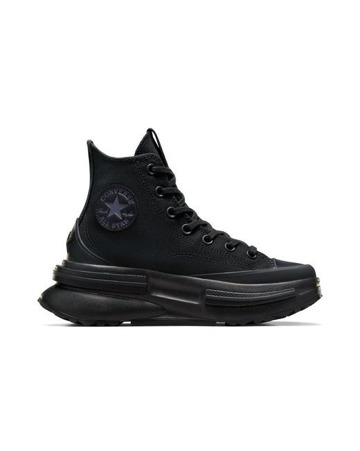 Converse Black Adults Run Star Legacy Platform High-Top Trainers