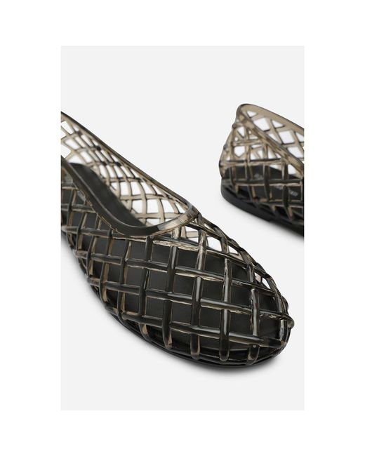 Where's That From Brown Where's Clear Jelly Ballet Pumps