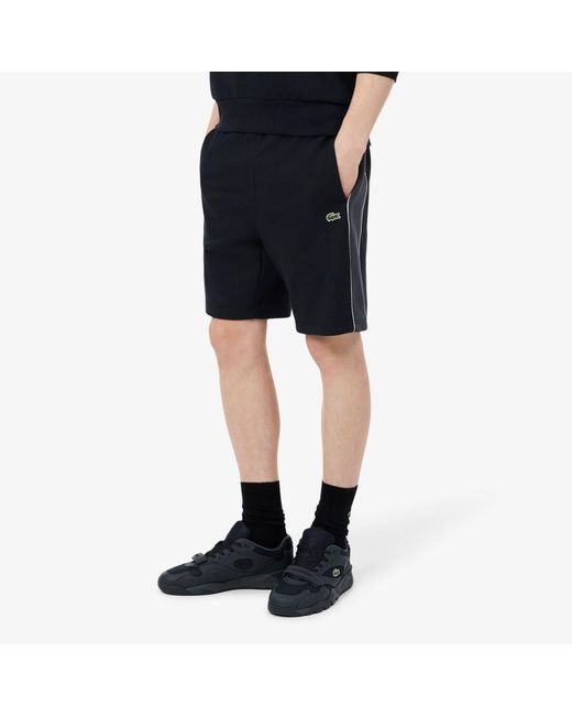 Lacoste Black Fleece Jogger Shorts for men