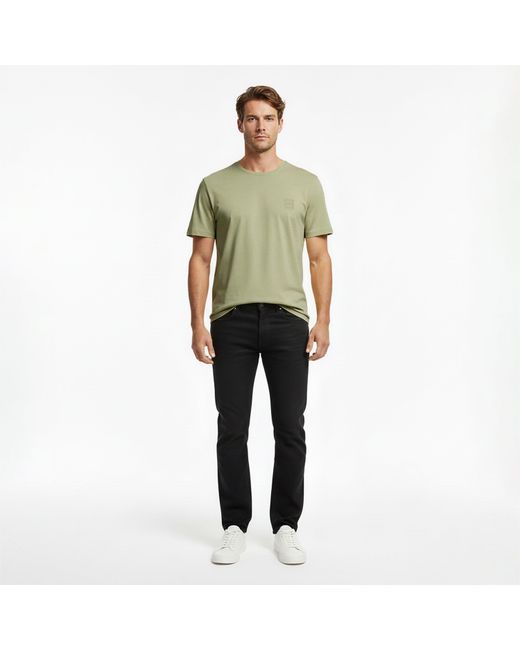 Boss Yellow Tales T-Shirt With Logo Patch Premium Cotton for men
