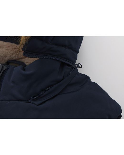 SoulCal & Co California Blue 2Zip Detachable Hood Padded Gilet