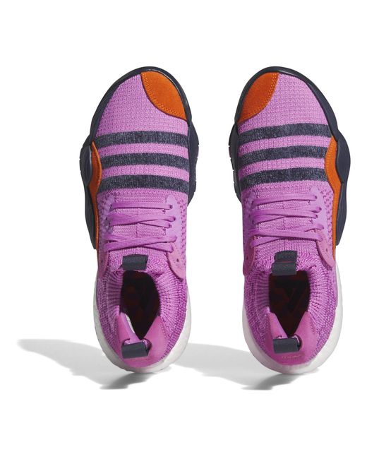 Adidas Purple Trae Young Basketball Trainers for men