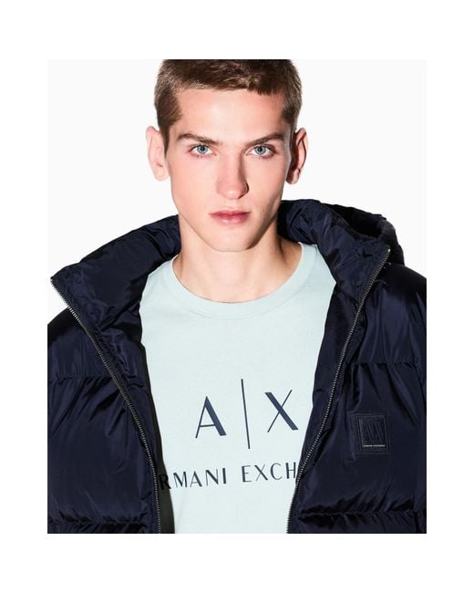 ARMANI EXCHANGE White Logo T-Shirt for men