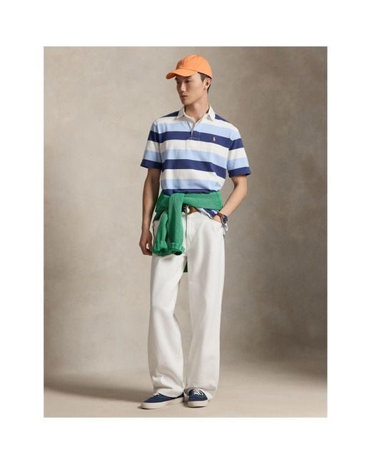Polo Ralph Lauren Blue Rugby Polo Shirt for men
