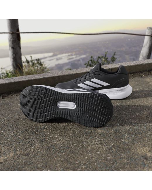 Adidas Black Run Falcon 5 Trainers for men