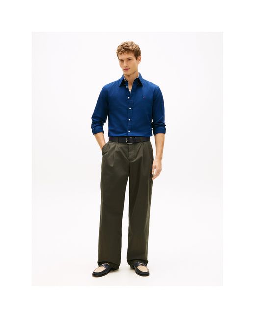 Tommy Hilfiger Blue Long Sleeve Shirt for men