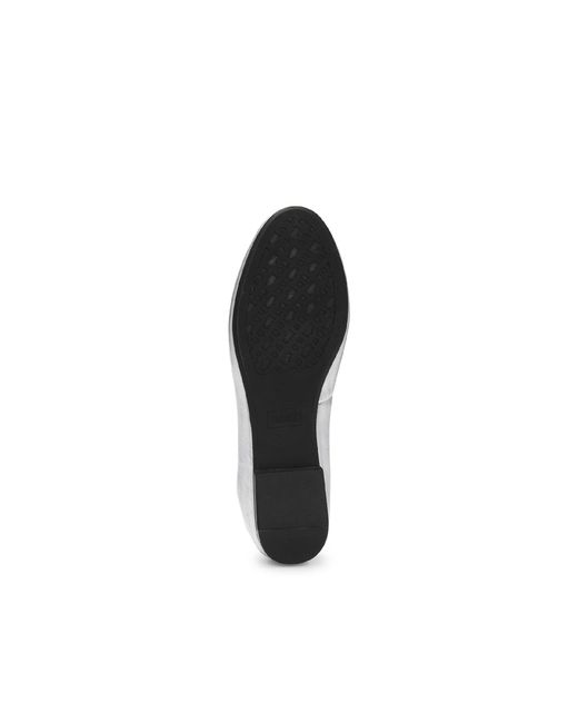 Boss White Dasy Ballerina Slider Slippers