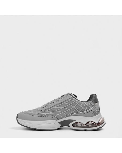 Mallet Gray Neptune Chunky Sole Chunky Trainers for men