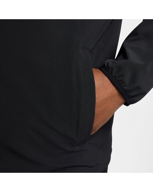 Nike Black Tour Repel Full-Zip Golf Jacket for men