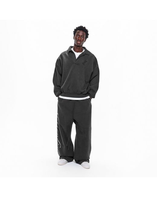 Fear Of God Black Long Sleeve Polo Shirt for men