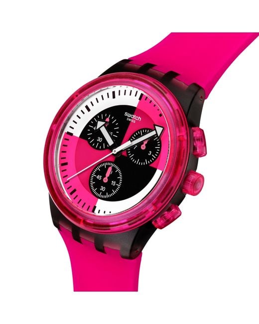 Swatch Pink Smash It! Watch 64