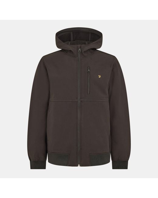 Farah Gray Rudd Softshell Windproof Windbreaker for men
