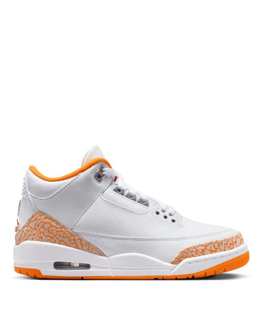 Nike White 3 Retro Citrus
