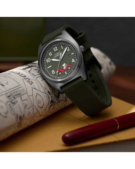 Timex Green Peanuts Quartz Analogue Watch for men