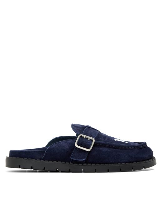 Duke & Dexter Blue Mule Slippers for men