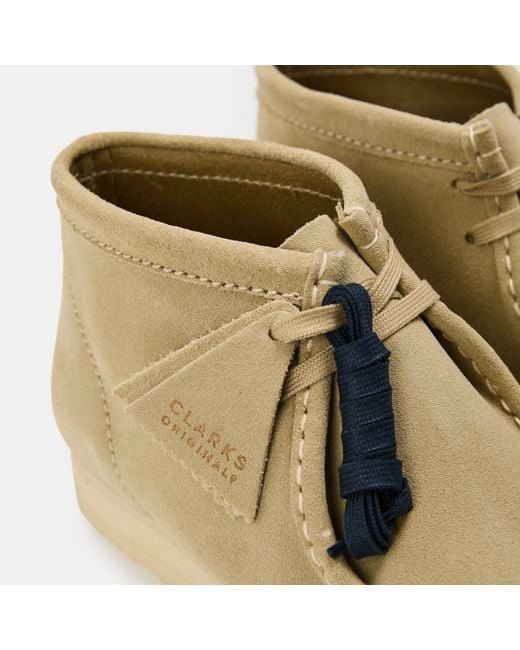 Clarks Natural Wallabee Boot Moc Toe Formal Shoes for men