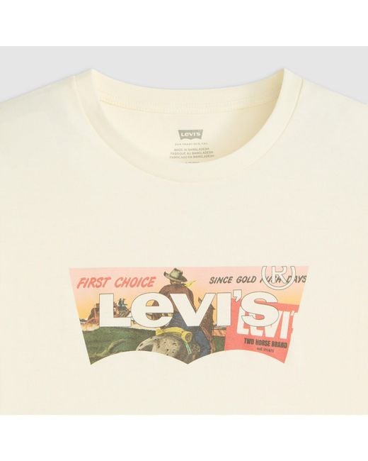 Levi's Natural The Perfect Tee Core Batwing T