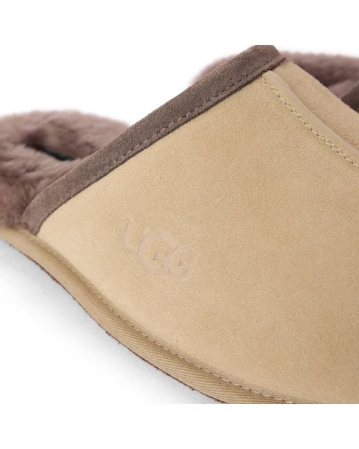 Ugg Brown Scuff Mule Slippers for men