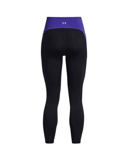 Under Armour Blue Project Rock Colourblock Ankle Gym Leggings