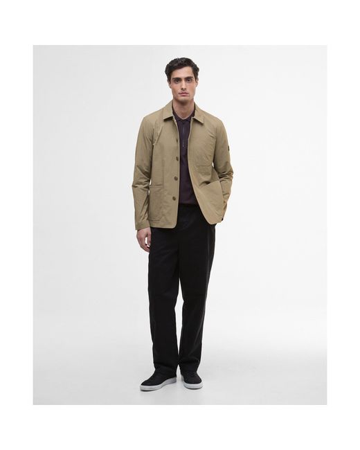 Barbour Green Douglas Long Sleeve Overshirt for men