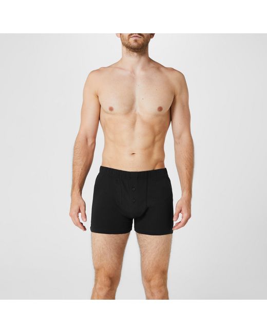 Donnay Black Comfort-Fit Boxer 5-Pack for men