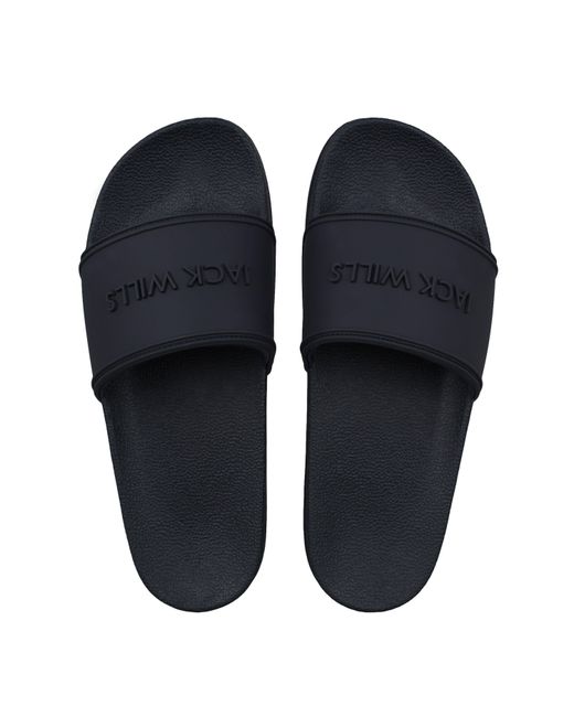 Jack Wills Blue Logo Sliders