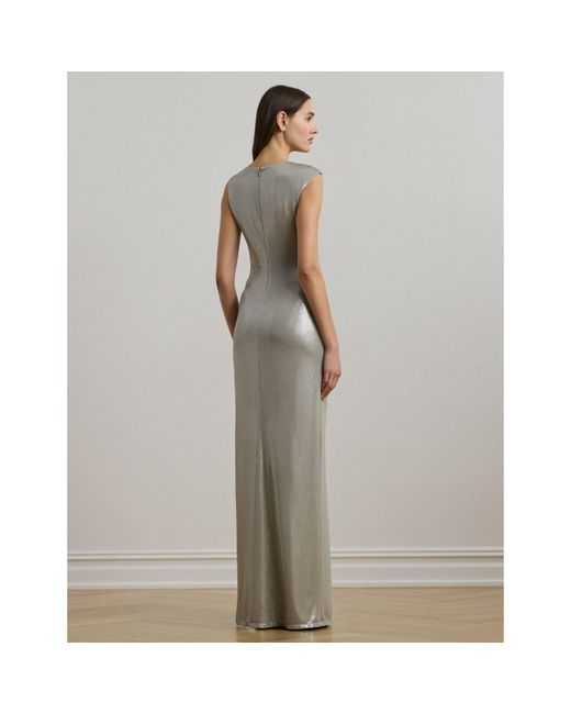 Ralph Lauren Gray Keilly Ball Gown