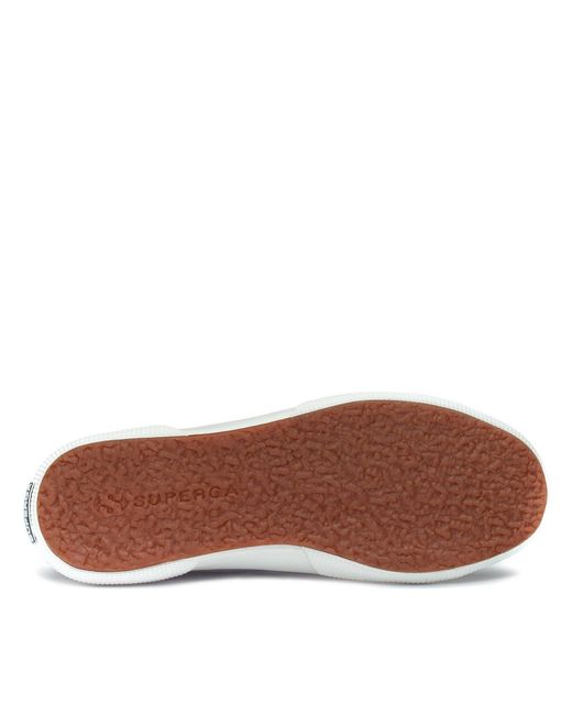 Superga Gray Canvas Low Trainers