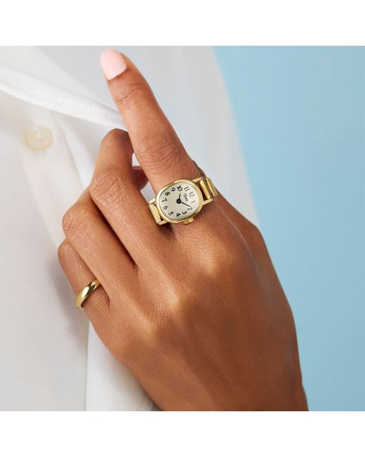 Timex Metallic Cavatina Ring Quartz Analogue Watch