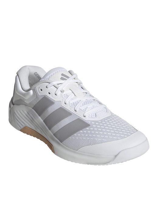 Adidas White Dropset 4 Pwr Training Shoes for men