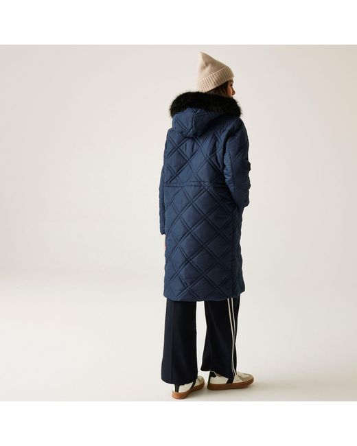 Regatta Blue Freyla Water Resistant Insulated Quilted Jacket