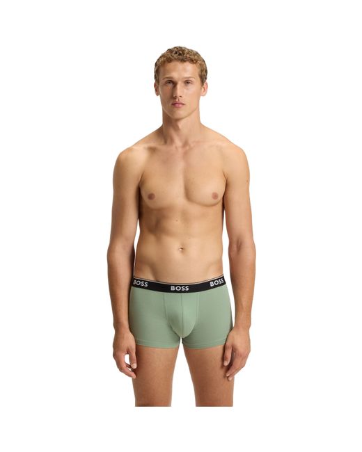 Boss Black Bodywear 3-Pack Boxer Shorts With Logo Detail for men