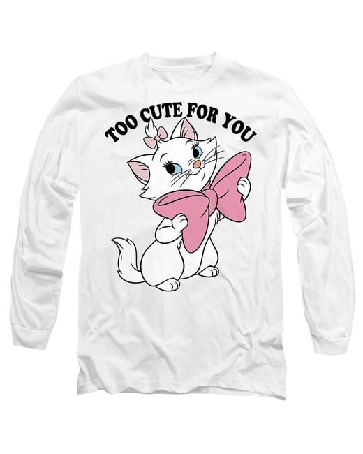 Disney White Aristocats Marie Too Cute For You Valentines Day for men