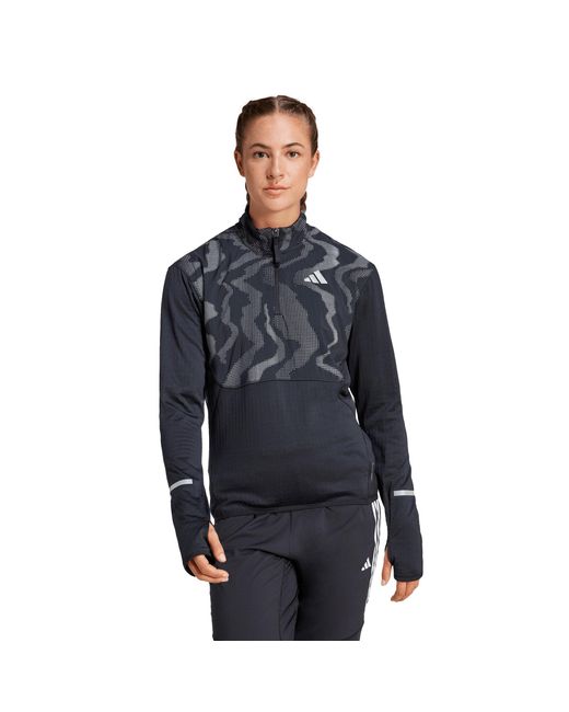 Adidas Blue Ult Hivis Performance Running Jacket